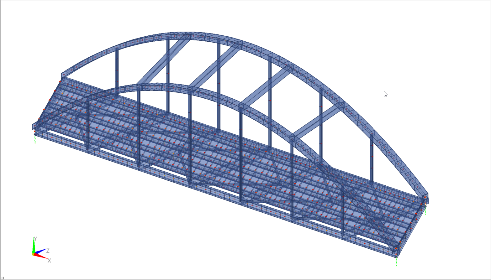 steel bridge arch