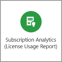 Subscription Analytics (License Usage Report)